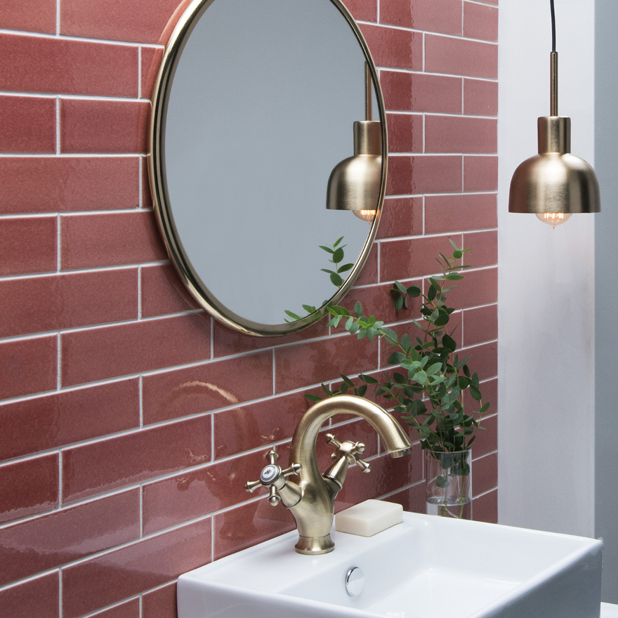 Our top 5 interiors using pink tiles