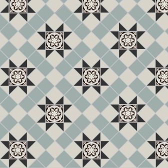Blenheim Black, Dover White & Grey with Livingstone drop-in