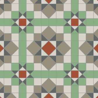 Chatsworth Dover White, Holkham Dune, Spring Green,  Revival Grey & Red
