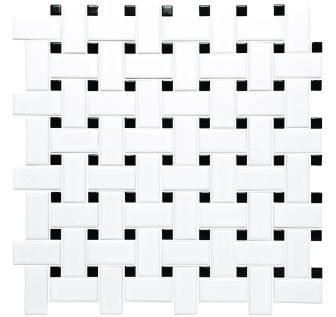 Basketweave Floor Mosaic