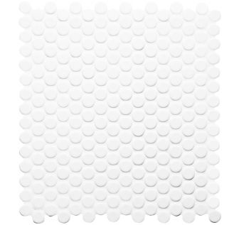 Moonbeam Penny Round Floor Mosaic